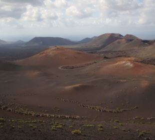 Bizarre Vulkanlandschaft