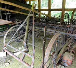 Blick in die Remise des Moorhofes