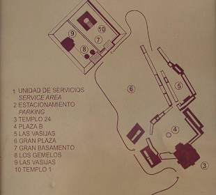 Gesamtplan von Chacchoben
