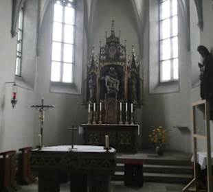 In der Kirche Mariä Krönung in Stuppach