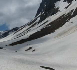Oben lag reichlich Schnee