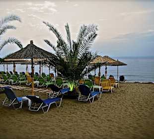 Teil des Strandabschnittes vor dem Road House