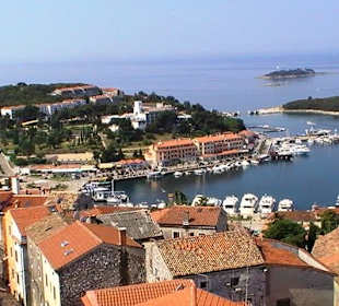 Blick über den Hafen von Vrsar