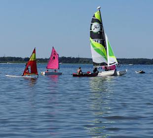 Wassersport am Fleesensee
