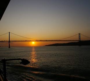 Sonnenaufgang in Lissabon