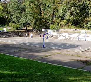 Basketball-Felder in der Goetheanlage