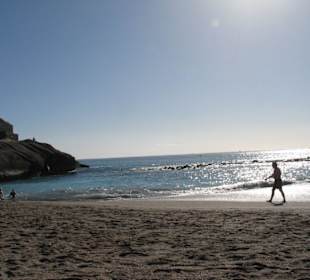 Strand in der Abenddämmerung