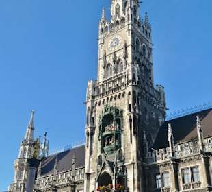 Das Neue Rathaus am Marienplatz