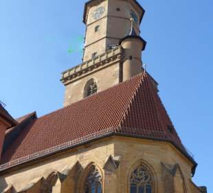 Die Kirche in der Altstadt von Volkach