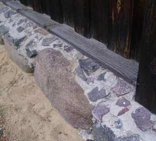 Fundament aus Findlingen