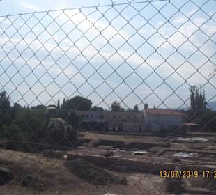 Ausgrabungsgelände in Amarznthos