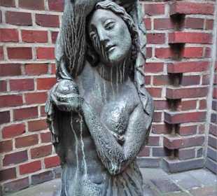 Hoetger-Skulpturen in der Böttcherstraße