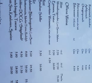 Wein ist schon ziemlich teuer