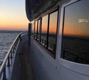 Sonnenuntergang auf dem Meer