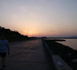 Blick auf Sonnenstrand vom Nessebar