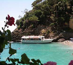 Blick auf die Bucht San Fruttuoso