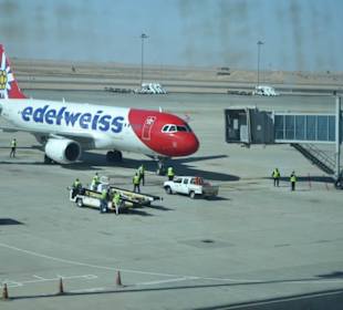 Nachbargate 31 mit angekommener Maschine