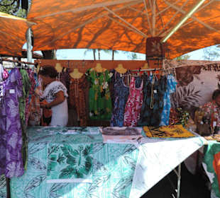 Einmal die Woche ist Markt auf dem Platz