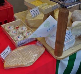 Impressionen vom Rundgang über den Wochenmarkt