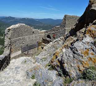 Rundgang durch die Burg Quéribus