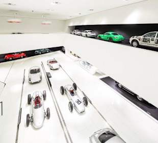 Ausstellung im Porsche Museum