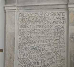 Grabstein von Friedrich Myconius, Augustinerkirche