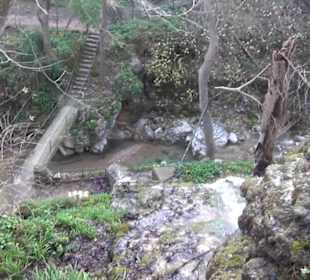 Aussenbereich - Wasserfall