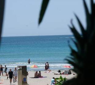 Ausblick vom La Vida auf den Strand