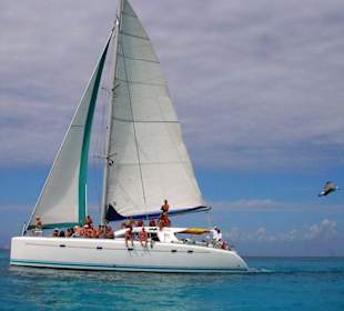 Segelschiff unterwegs nach Saona