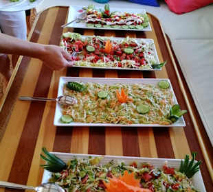 Mittagessen aus der Yacht