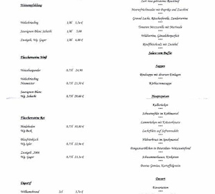 Speisekarte - Champagner Brunch