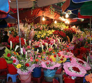 Blumenmarkt in Haiphong