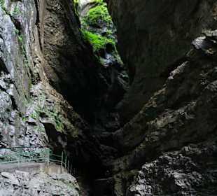 Fast am Ende der Klamm