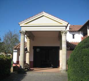 Oecus / ein Saal in der Herberge 