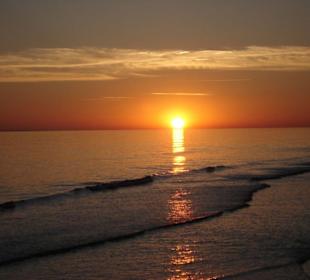 Sonnenuntergang an der Nordsee