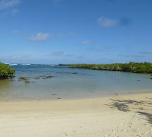 Kleine geschützte Bucht zum baden