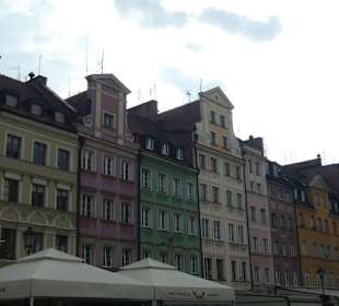 Am Rynek, dem Ring / Marktplatz in Wrocław