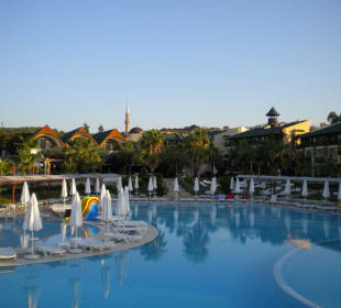 Pool am frühen Morgen