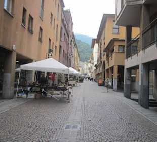 Wochenmarkt in Morbegno