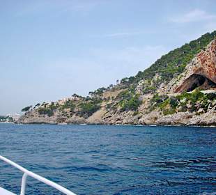 Coves d'Artá, Blick auf Hotel Castell Royal