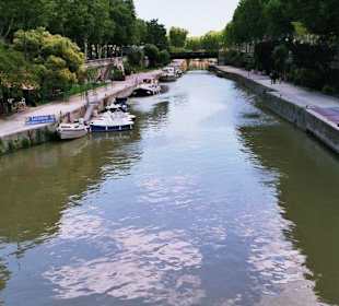 Canal de la Robine - von der Brücke