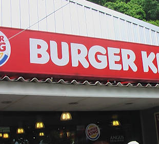 Schild " Burger King " 