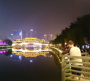 Anshun bridge in night