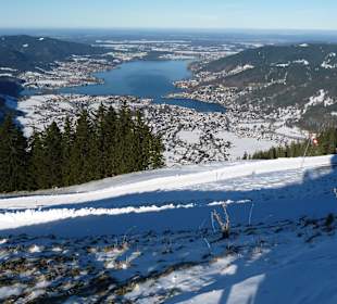 Aussicht vom Wallberg zum Tegernsee