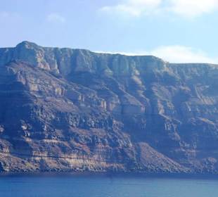 Santorin selbst im Bild Landschaft, Stadt