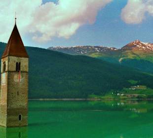 Kirchturm im Reschensee