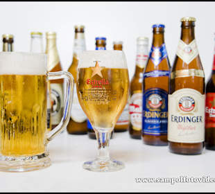 Cerveza nacional y de importacion