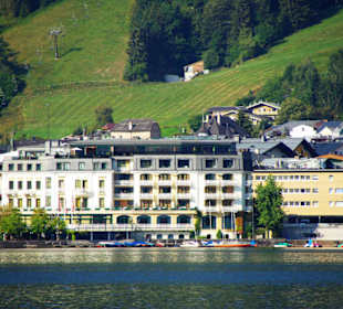 Nahaufnahme gegenüber vom Ufer