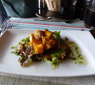 Kenianisches liebevolles Abendmenü.