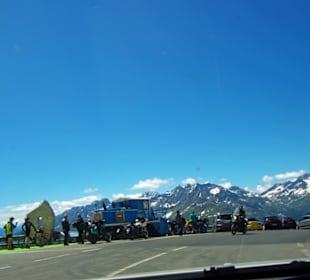 Hier tolle Aussicht Hochtor